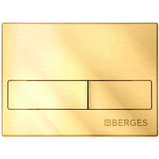 Клавиша смыва BERGES Novum L9 золото глянцевое