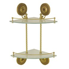 Полочка для ванной Migliore Monte Carlo/Cleopatra стекло матовое, бронза