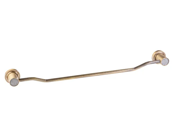 Полотенцедержатель Boheme Royal Cristal бронза, прозрачные кристаллы 10922-BR (детальная фотография)