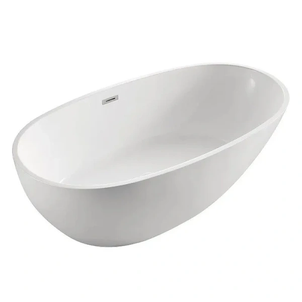 Ванна акриловая Azario Leeds LEE17085 170 х 85 x 58 см отдельностоящая, белая (детальная фотография), 170 см