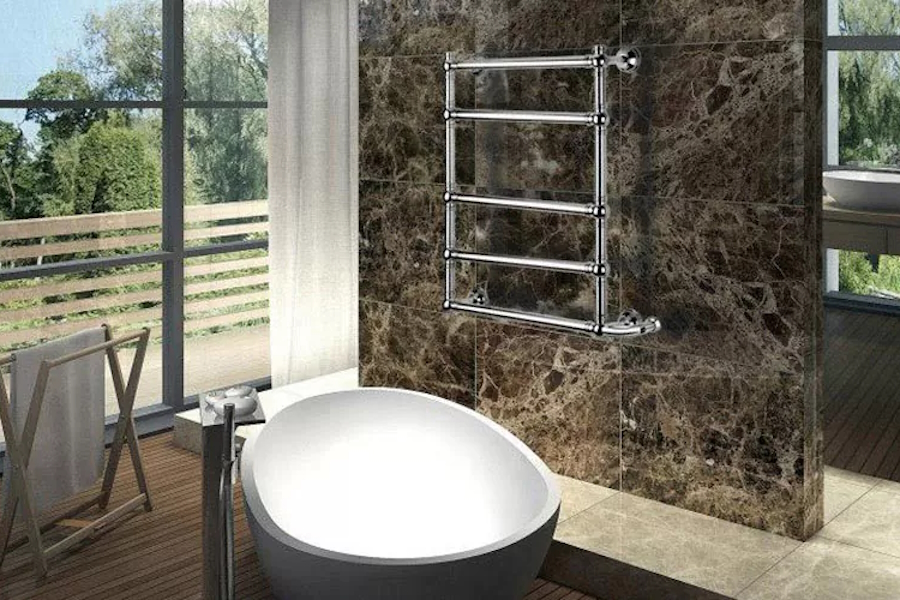 Полотенцесушитель электрический цвет:хром Margaroli 9-542 Box 95425504CRNB (детальная фотография), по запросу