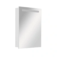 Зеркальный шкаф с подсветкой Roca Victoria Nord 60 см правый, белый глянец