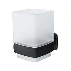 Стеклянный стакан AM.PM Gem черный матовый