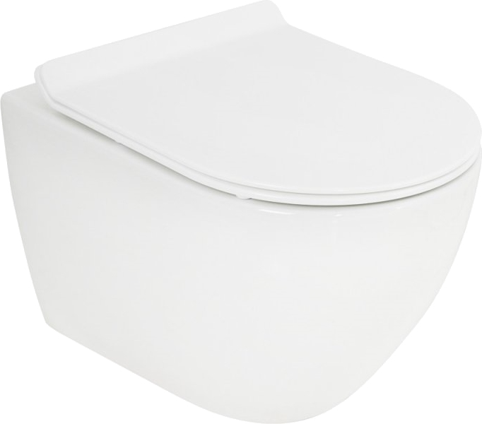 Унитаз подвесной Cezares Stylus белый CZR-6601-TH-TOR/CZR-2011-SC (детальная фотография)