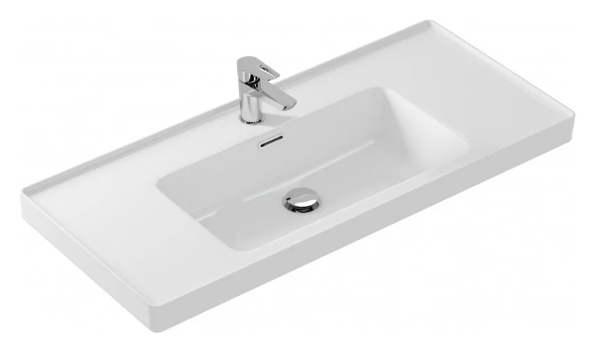 Раковина Cersanit Crea 100 см подвесная P-UM-CRE100/1 (детальная фотография)