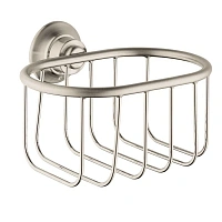 Мыльница-решётка для ванной, цвет шлифованный никель, Axor Montreux