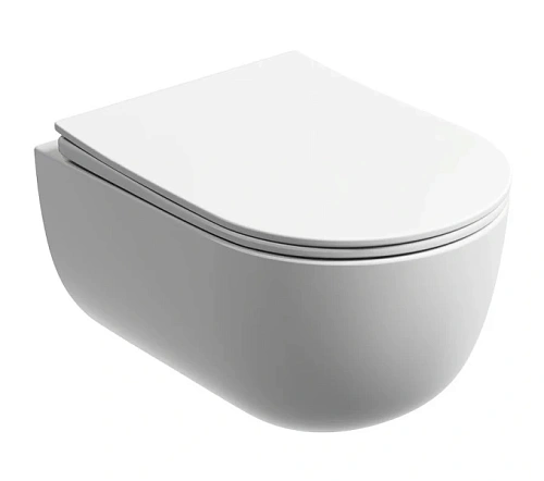 Унитаз подвесной Ceramica Nova Modena Rimless, белый матовый - фото 6
