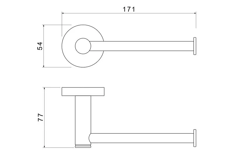 Бумагодержатель Акватек Европа золото шлифованное AQ4108BG (детальная фотография), современные, hi-tech