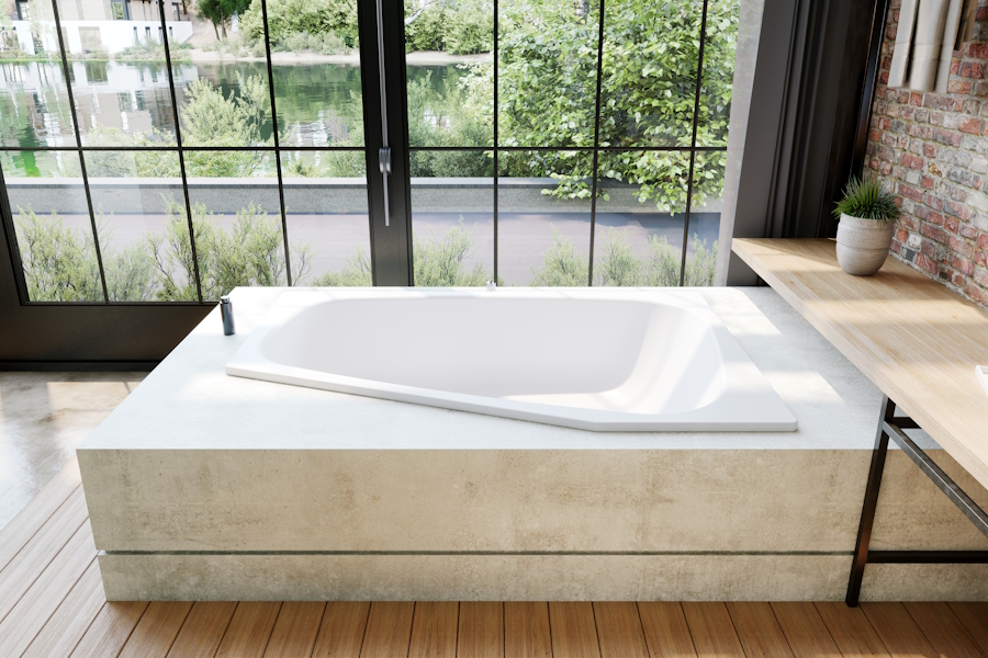 Ванна левая с водоотталкивающим покрытием  Kaldewei Avantgarde 237200013001 (детальная фотография), стальные