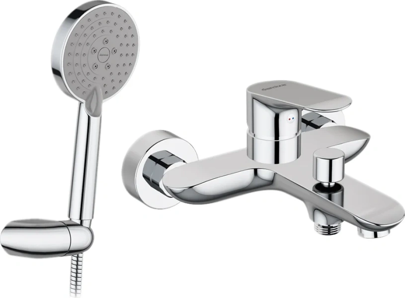 Смеситель для ванны Damixa Palace Grand хром 461300000 (детальная фотография)