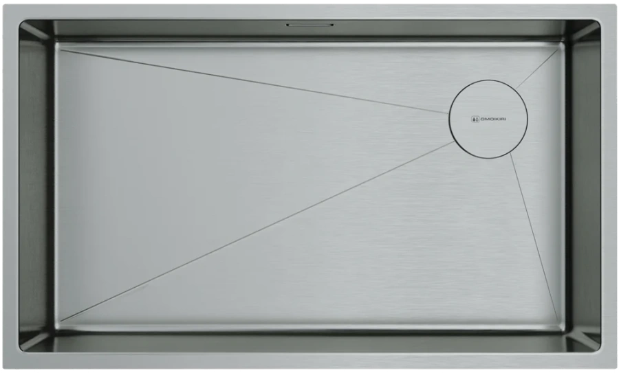 Мойка для кухни Omoikiri Taki 74-U/IF Side 499317 74 см врезная (детальная фотография)