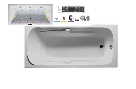 Ванна гидромассажная Riho Future 190 x 90 см, BLISS2 BC3200500000000_BLISS2 (детальная фотография)
