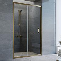 Душевая дверь профиль бронза стекло прозрачное Vegas-glass
