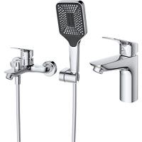 Душевой комплект BelBagno Due хром