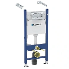 Инсталляция для унитаза Geberit Duofix кнопка хром