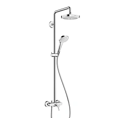 Душевая стойка Hansgrohe Croma Select E с однорычажным смесителем
