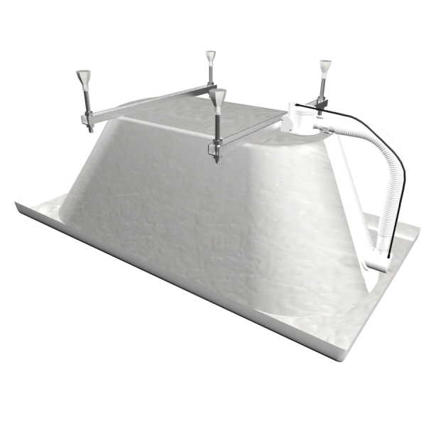 Ванна акриловая Triton Стандарт Н0000099326 130х70 см прямоугольная (детальная фотография), без гидромассажа, недорогие, маленькие