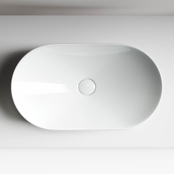 Раковина Ceramica Nova Element 62 см накладная CN6015 (детальная фотография), белые