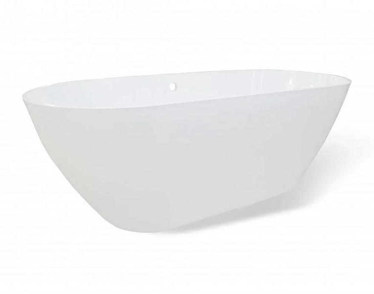 Ванна из литьевого мрамора Эстет Майами 150x75 см белая матовая ФР-00016722 (детальная фотография)