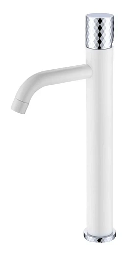 Смеситель для раковины Boheme Stick white diamond chrome - фото 5