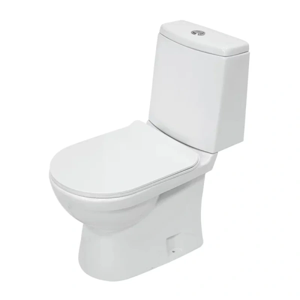 Унитаз компакт Sanita Luxe Next белый WC.CC/Next/2-SlimDM/WHT.G/S1 (детальная фотография)
