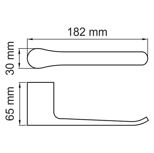 Бумагодержатель WasserKRAFT Elbe черный K-7296 (детальная фотография), современные, hi-tech