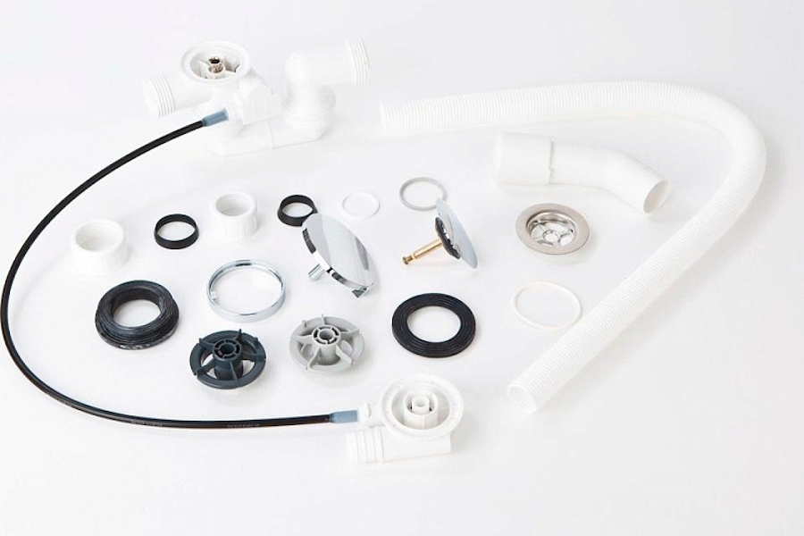 Слив-перелив Villeroy & Boch Oberon полуавтомат U90950461 (детальная фотография), с переливом