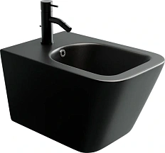 Биде подвесное Ceramica Nova Metric черное матовое