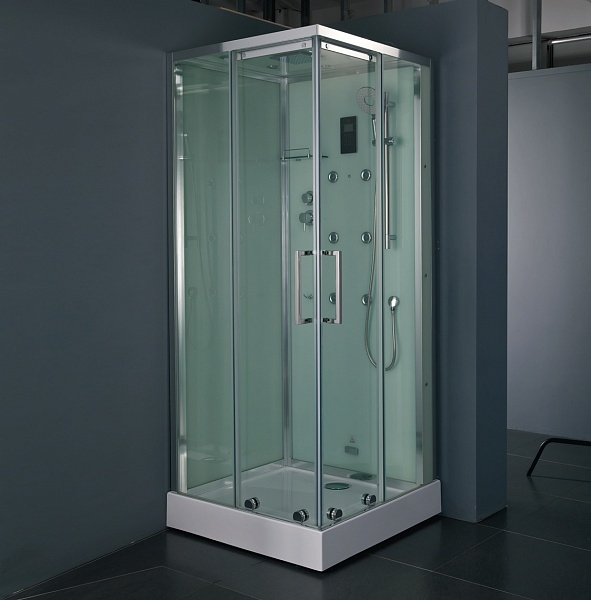 Душевая кабина BandHours Beta-L 150201421 (детальная фотография), квадратные