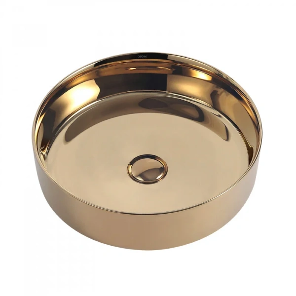 Раковина Abber Bequem 40 см золото AC2109GG (детальная фотография), другие