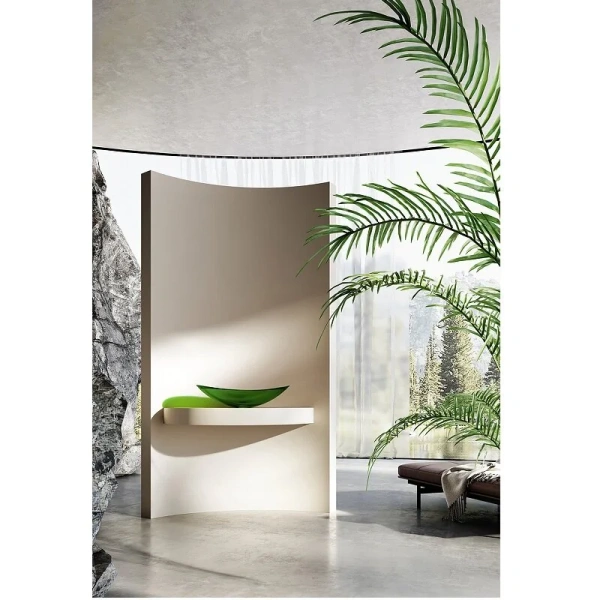 Раковина Abber Kristall 60 см зеленая AT2808Emerald (детальная фотография), 60 см