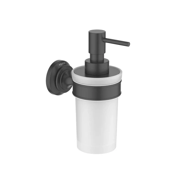 Дозатор для мыла Акватек Классик черный матовый AQ4505MB (детальная фотография)