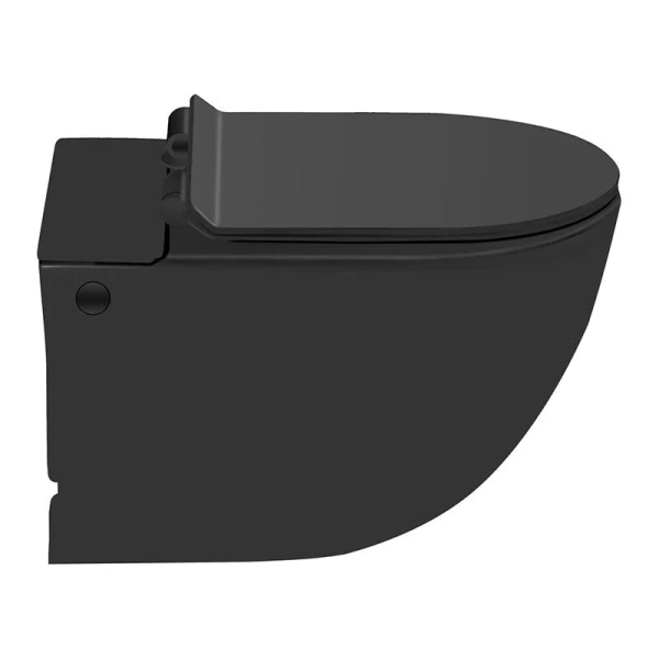 Унитаз с инсталляцией SantiLine черный SL-5031MB (детальная фотография), нет в наличии