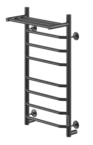 Полотенцесушитель электрический Ника WAY 80х40 см черный матовый - фото 2