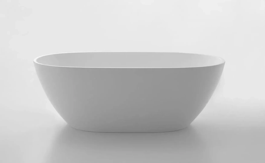 Ванна акриловая BelBagno 150х75 см овальная BB81-1500-W0 (детальная фотография), акриловые