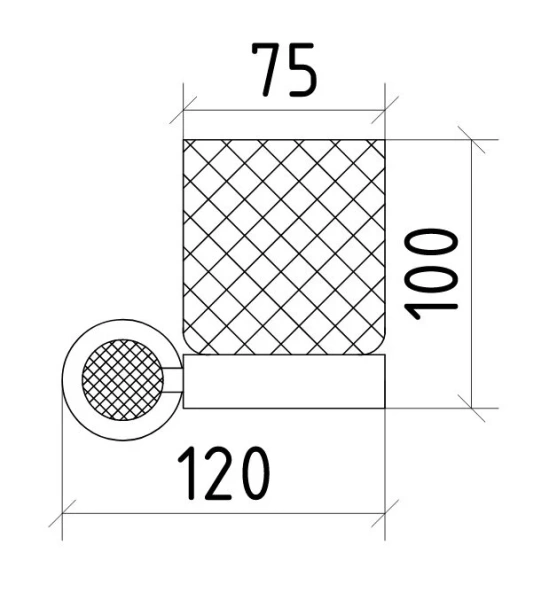 Стакан для ванной Boheme Royal Cristal бронза, прозрачный кристалл 10924-BR (детальная фотография), классические, ретро, декорированные
