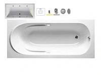 Ванна гидромассажная Riho Future 180 x 80 см, FLOW