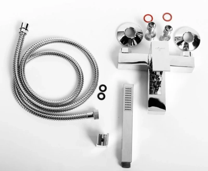 Смеситель для ванны Cezares UNIKA-VDM с ручным душем (детальная фотография), однорычажные, двухрычажные