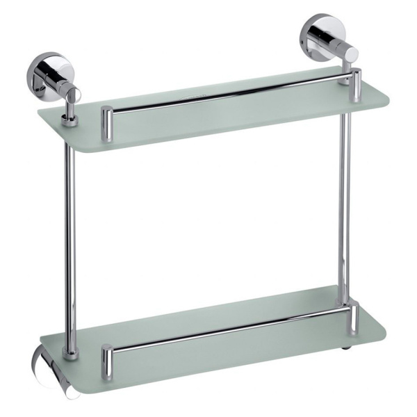 Полочка для ванной Bemeta Omega стеклянная 104202122 (детальная фотография)