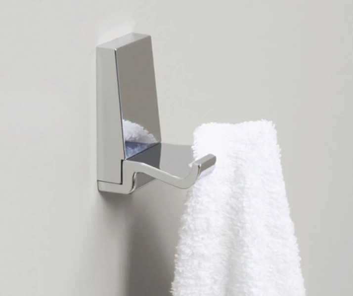 Крючок для ванной WasserKRAFT Lopau двойной K-6023D (детальная фотография), хром