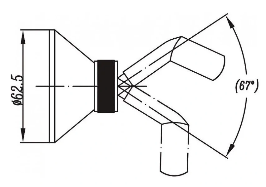 Держатель для душевой лейки Cezares CZR бронза CZR-U-SOC-02 (детальная фотография), по запросу