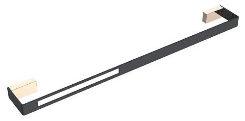 Полотенцедержатель Boheme Q черный/золото - фото 9