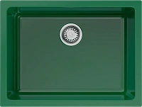 Мойка для кухни Omoikiri Okinoshima 61-U/I-RG Glossy 61 см royal green