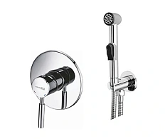Гигиенический душ со смесителем WasserKRAFT Main хром