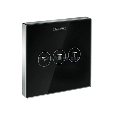 Переключатель потоков Hansgrohe ShowerSelect черный/хром