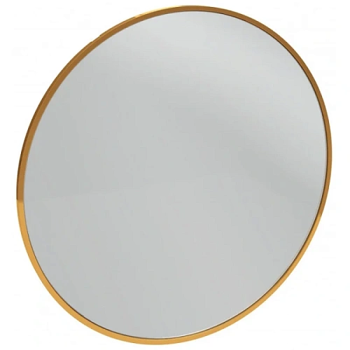 Зеркало круглое Jacob Delafon Odeon Rive Gauche 70 см рама золотая - фото 1