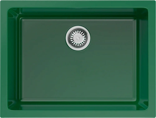 Мойка для кухни Omoikiri Okinoshima 61-U/I-RG Glossy 61 см royal green - фото 1