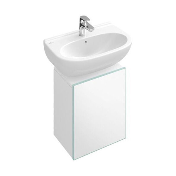 Раковина Villeroy & Boch O.novo 55 см альпийский белый AntiBac 516655T1 (детальная фотография), современные, hi-tech