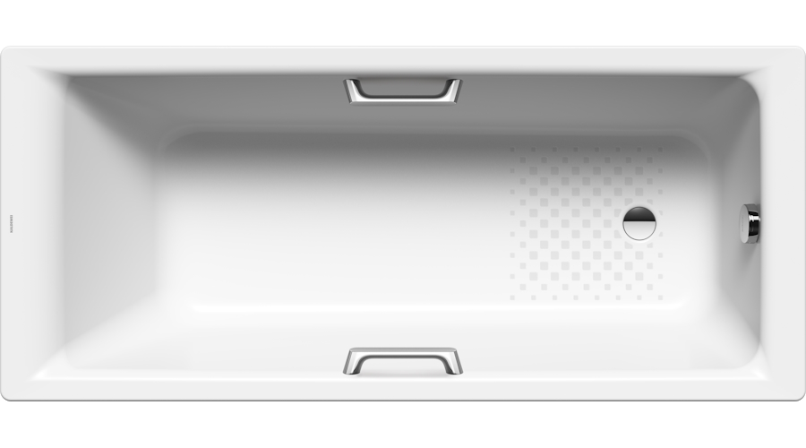 Ванна с отверстиями для ручек Kaldewei Ambiente 655 (детальная фотография), по запросу, нет в наличии