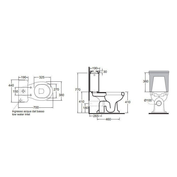 Схема (детальная фотография), с высоким бачком